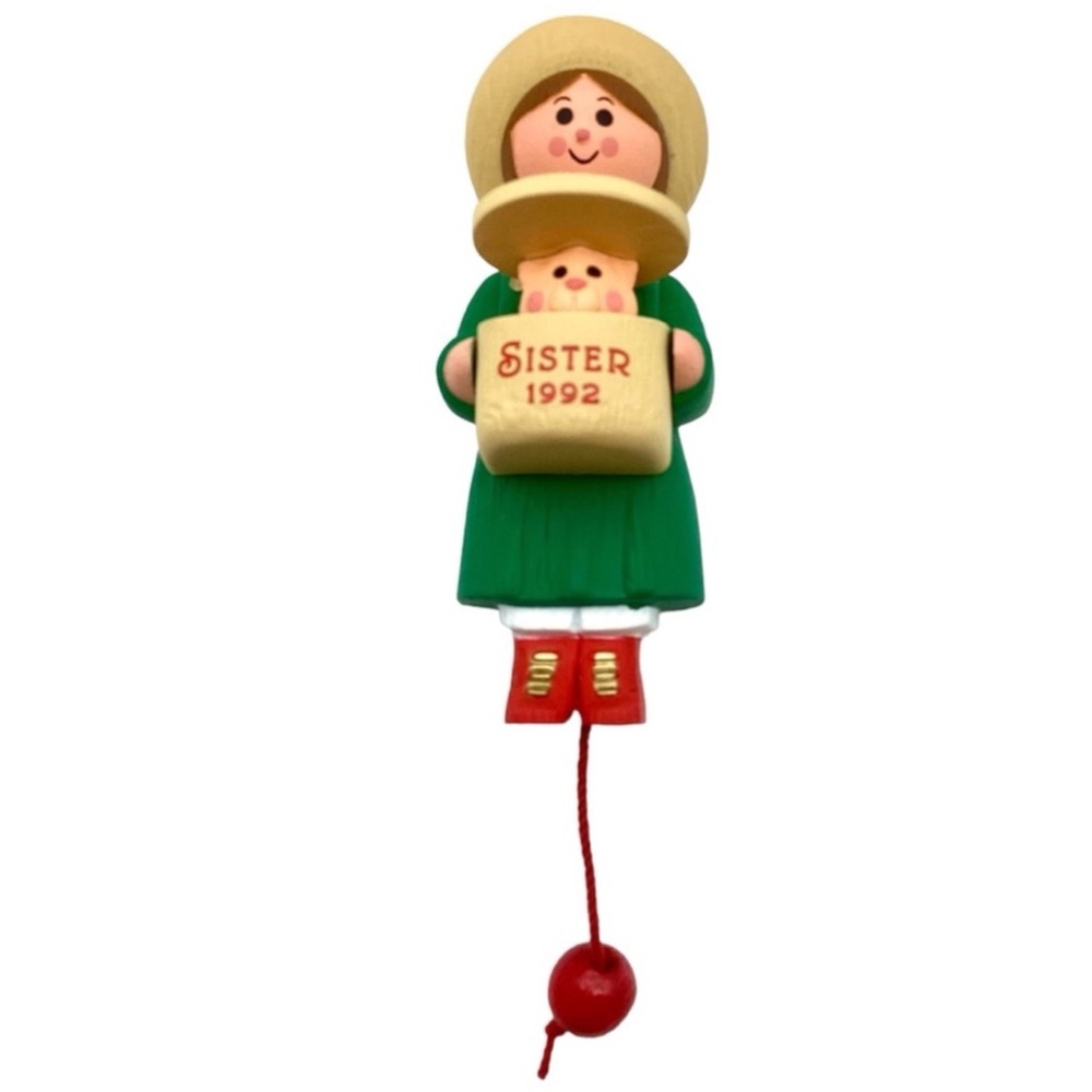 Hallmark 1992 “Sister” Christmas Ornament